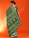 Saree Mall Women's Cotton  Green Printed Designer Saree With Blouse Piece-HOLAND41A