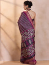 Saree Mall Women's  Blend Magenta Printed Designer Saree With Blouse Piece-HOLAND78C