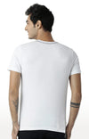 Huetrap White Mens Short Sleeve Graphic Printed Tshirt-HT16MKGRAWHT00254