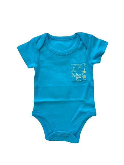 Easy Dressing Shoulder Overlap Design Baby Romper