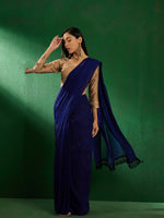 Suha Womens Fashion Ethnic Blue Color Sarees-MLSHWSA1287BLU0ONE