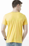 Huetrap Yellow Mens Short Sleeve Graphic Printed Tshirt-HT17MKGRAYLW01102