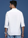 Men Solid White Slim Fit Shirt-Jonah-2701-White