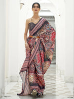 Saree Mall Women's Crepe Multicolored Digital Print Celebrity Saree With Blouse Piece-KLMKR232009