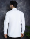 Men's White Solid Short Kurtas-KO-5037White