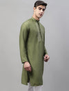 Mirror Work Kurtas-KO-693Olive