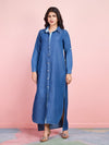 Komarri U Elegant Tencel Denim Dress-KOM-DRS-158