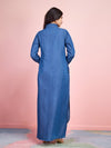 Komarri U Elegant Tencel Denim Dress-KOM-DRS-158