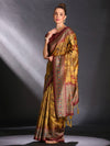 Saree Mall Women's Cotton Blend Mustard Printed Designer Saree With Blouse Piece-KOZI207