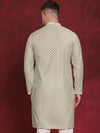 Sequin Chikankari Front Open Kurtas-KO-5029Pista