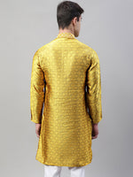 Collar Embroidered Kurtas-KO-692Mustard