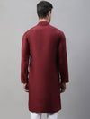 Mirror Work Kurtas-KO-693Maroon