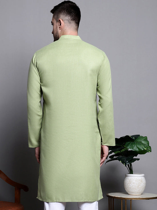 Pure Cotton Kurtas-KO-697Pista