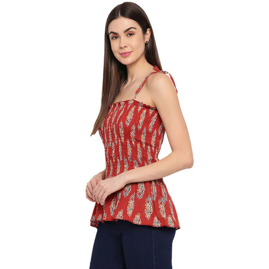 Aawari Cotton Strap Crop Top For Girls and Women AM0076-010-AM076-010