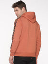 Men Printed Rust Sweatshirt-LBR1508-Rust