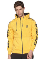 Men Printed Yellow Sweatshirt-LBR1508-Yellow