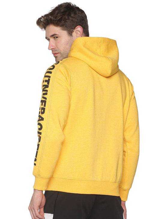 Men Printed Yellow Sweatshirt-LBR1508-Yellow