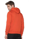 Men Solid Orange Sweatshirt-LBR1570-Orange