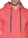 Men Solid Pink Sweatshirt-LBR1998-Pink