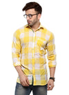 Hangup Men Slim Checkered Shirts-LMShirtSPCasualCheck8002