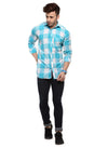 Hangup Men Slim Checkered Shirts-LMShirtSPCasualCheck8003