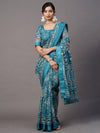 Sareemall Blue Solid Women Saree-LNSTN160A