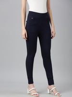 Women Solid Skinny Fit Navy Blue Jegging-LT-J-1870-Navyblue