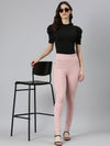 Women Solid Skinny Fit Pink Jegging-LT-J-1870-Pink