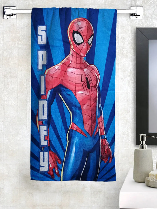 Athom Living Marvel Spiderman Kids Bath Towel 350GSM 60x120 cm-MAR-06-7-835H