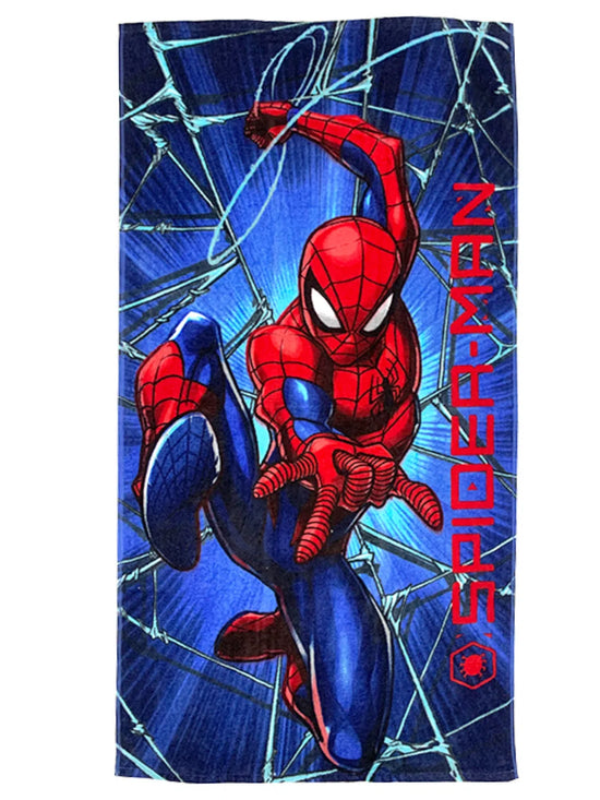 Athom Living Marvel Spiderman Kids Bath Towel 350 GSM 60x120 cm-MAR-06-7-836H