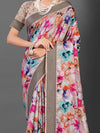 Saree Mall Women's Manipuri  Beige Printed Designer Saree With Blouse Piece-MGP101