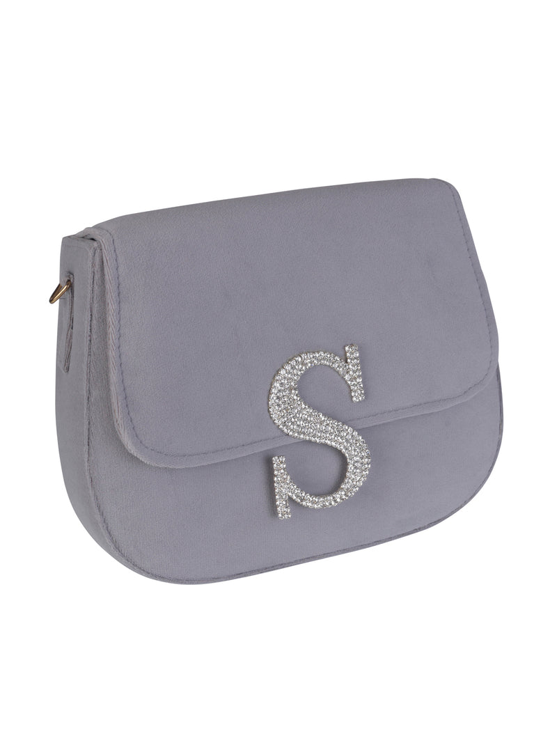 Grey Women Potli Clutch Bag For All Occassions By Maheen