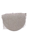 Silver Women Potli Clutch Bag For All Occassions By Maheen