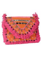 Orange Women Potli Clutch Bag For All Occassions By Maheen
