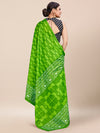 Saree Mall Women's Cotton Green Printed Designer Saree With Blouse Piece-MINAXI2004