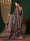 Saree Mall Women's Crepe Black Printed Designer Saree With Blouse Piece-MOHAR102B