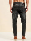 Men Charcoal Grey Slim Fit Jeans