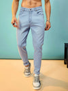 Men Blue Washed Slim Fit Jeans