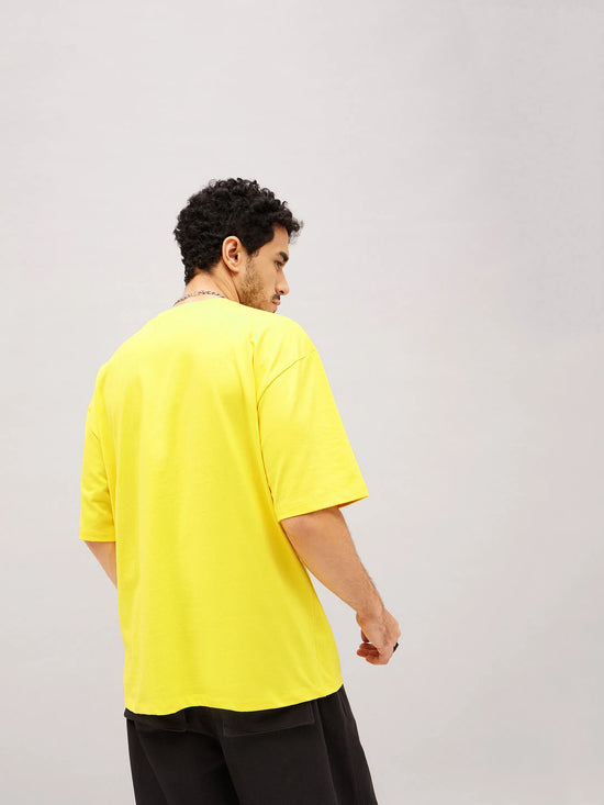 Unisex Yellow Love Air Oversized T-Shirt