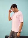 Unisex Pink Dice Oversize T-Shirt