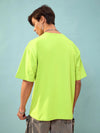 Unisex Green SILENCE Oversize T-Shirt