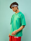 Unisex Green LOST HILLS Oversize T-Shirt