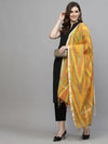 Women's Self Design Deep Silk Blend Dupatta