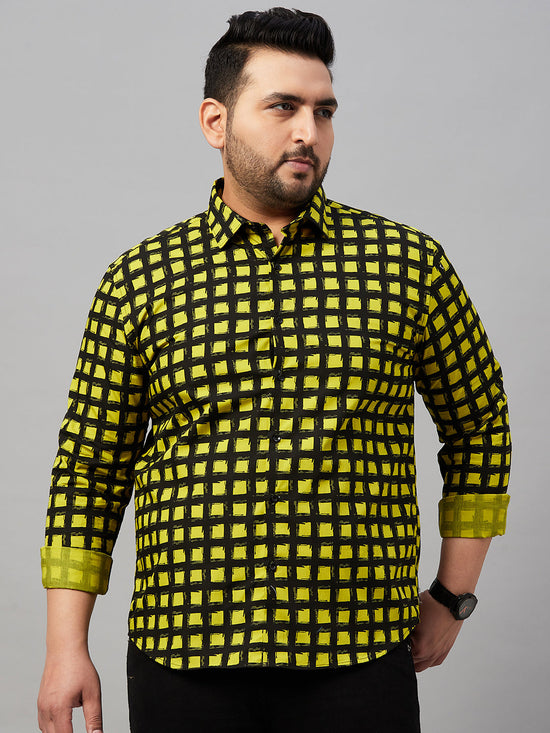 Men Printed Black Comfort Shirt-MELORIEPRINTS-2015-Black