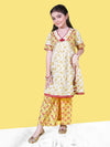 Girls Floral Printed A-Line Kurta with Pyjamas Set