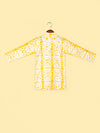 Boys Tie and Dye Printed Kurta with Pyjamas Set