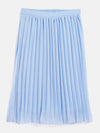 Girls Blue Pleated Skirt