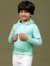 Tales & Stories Boys Sky Blue Cotton Tie and Dye Sweatshirt