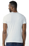 Huetrap White Mens Short Sleeve Graphic Printed Tshirt-HT15MKGRAOFW00114