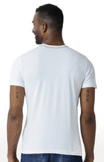 Huetrap White Mens Short Sleeve Graphic Printed Tshirt-HT16MKGRAWHT00378